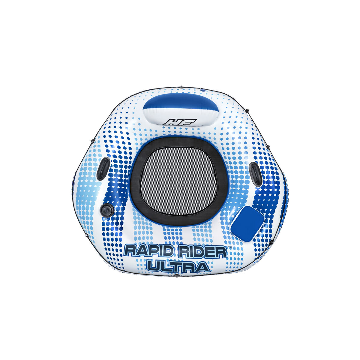 Bestway Uppblåsbart Hjul med Handtag Rapid Rider med Kylare 165x148 cm Strand och Pool 43726 - 4