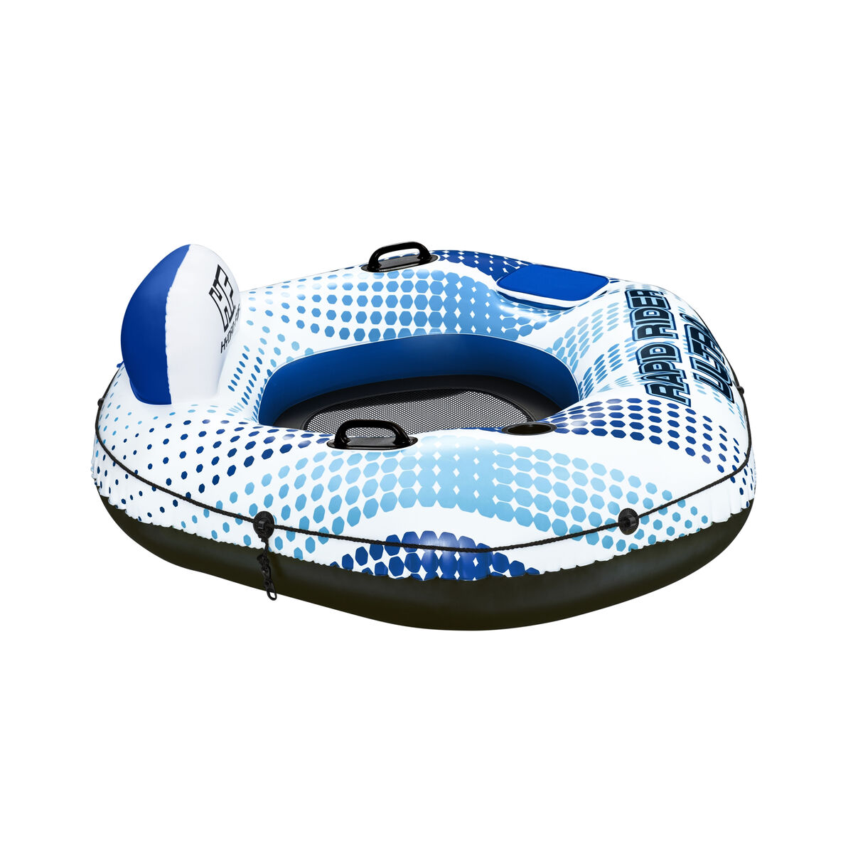 Bestway Uppblåsbart Hjul med Handtag Rapid Rider med Kylare 165x148 cm Strand och Pool 43726 - 8