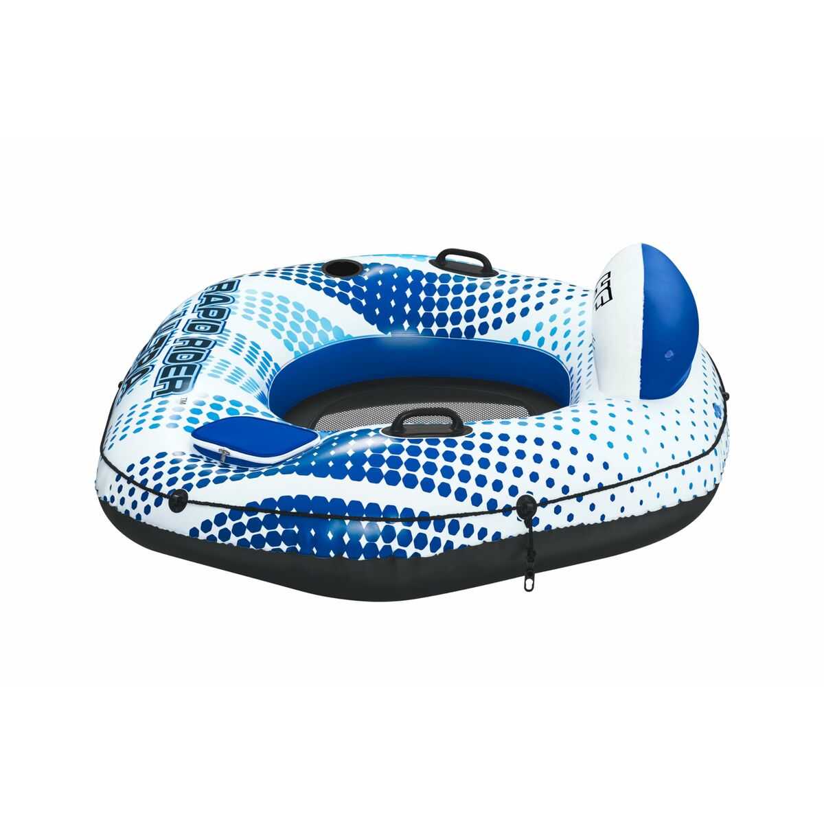 Bestway Uppblåsbart Hjul med Handtag Rapid Rider med Kylare 165x148 cm Strand och Pool 43726 - 14