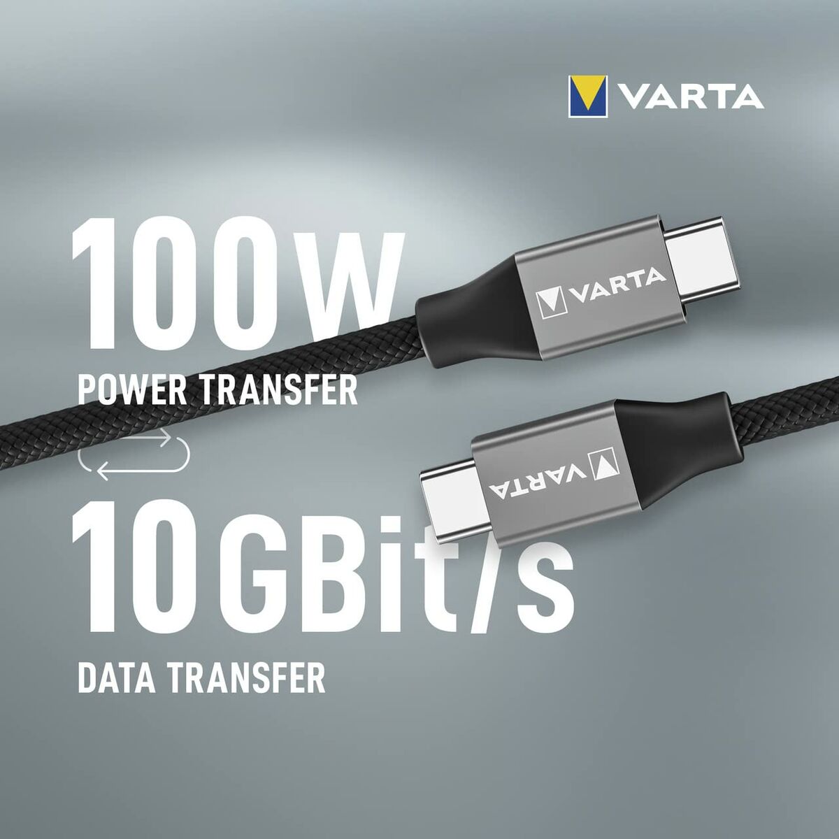 USB-C-kabel Varta 2 m Svart - 7