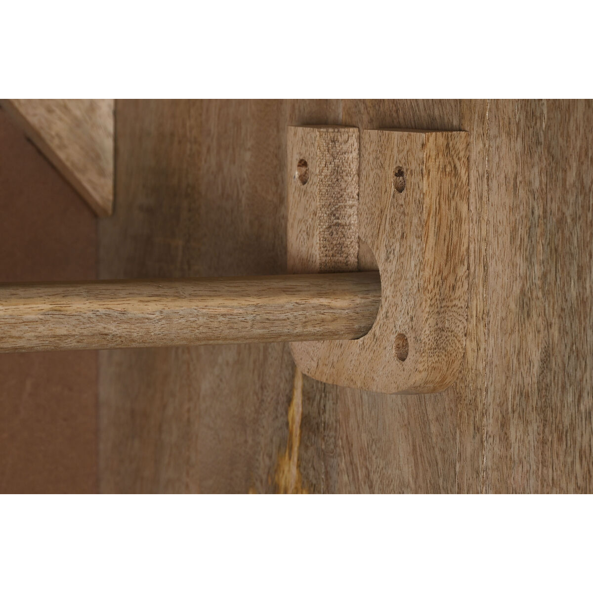 Skåp Home ESPRIT Naturell Trä Rattan 100 x 55 x 190 cm - 6