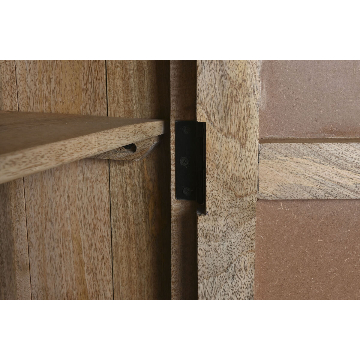 Skåp Home ESPRIT Naturell Trä Rattan 100 x 55 x 190 cm - 4