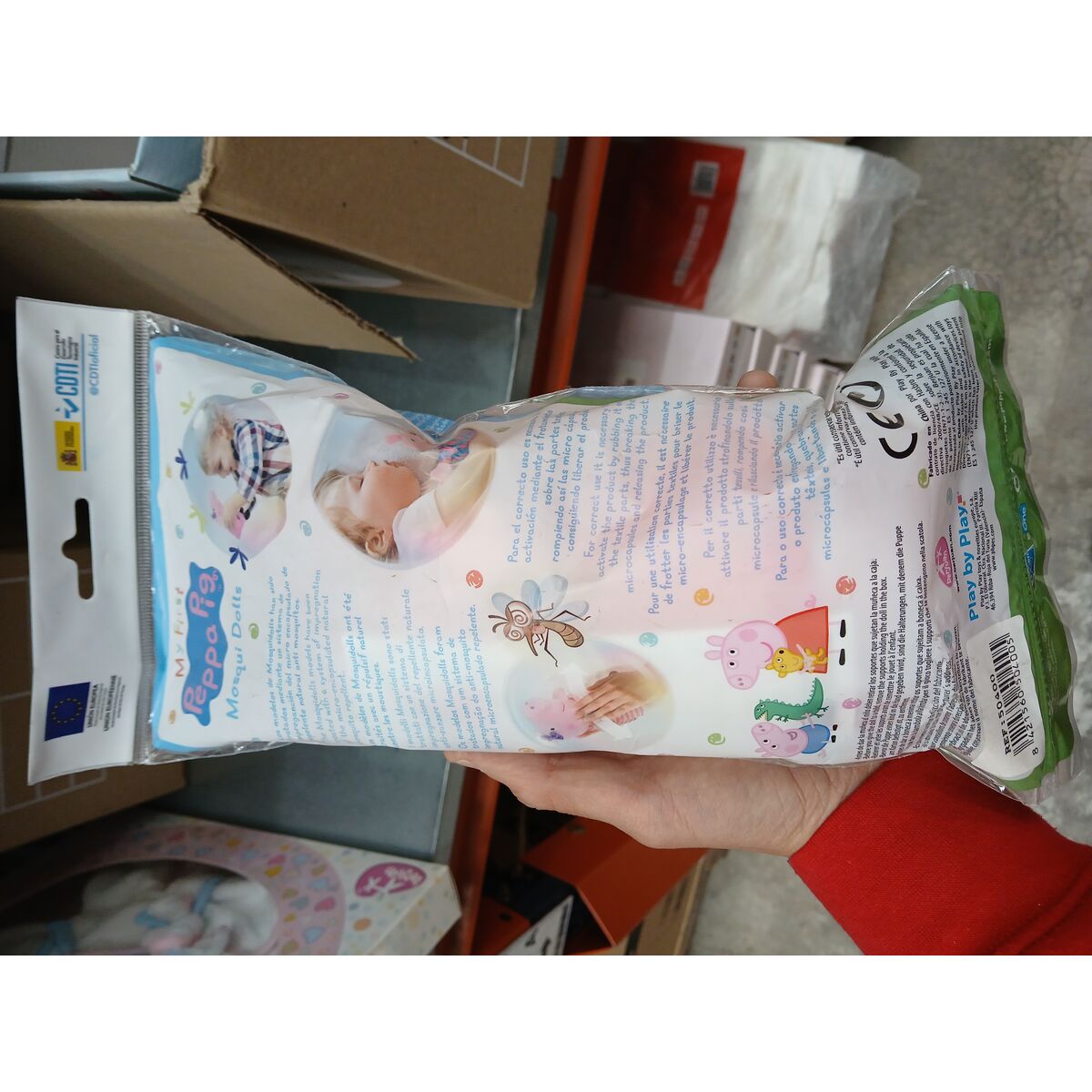 Mjukisleksak Mosquidolls Peppa Pig 50400 20 cm 20cm - 8