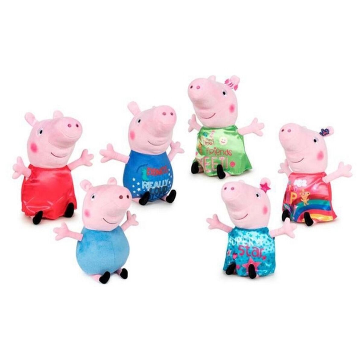 Mjukisleksak Mosquidolls Peppa Pig 50400 20 cm 20cm - 6