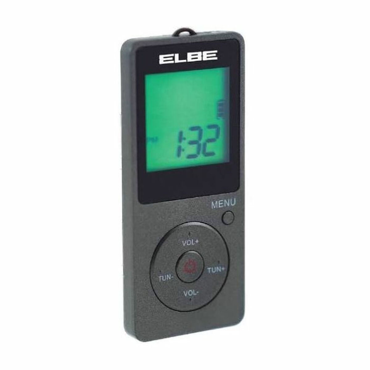 Transistorradio ELBE RF-95 Mörkgrå Sportig AM/FM
