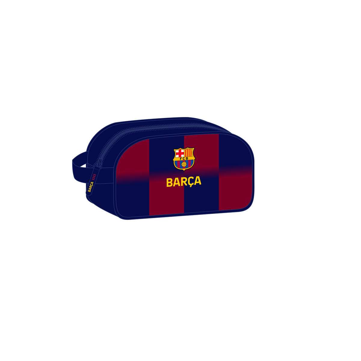 Resenecessär F.C. Barcelona Blå Rödbrun Sportig 26 x 15 x 12 cm