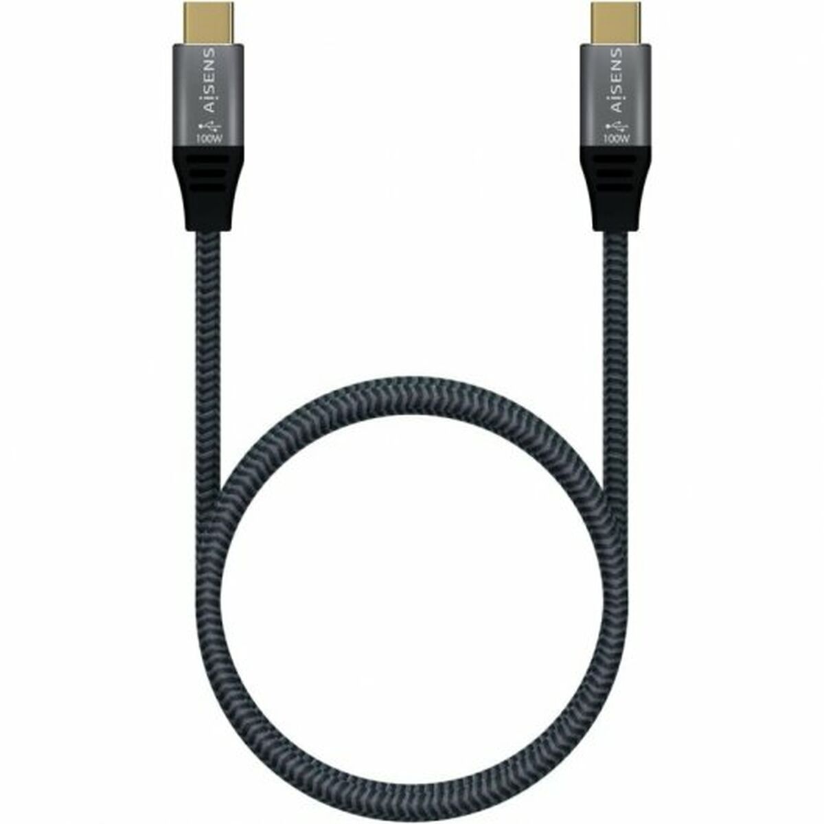 USB-C-kabel Aisens A107-0670 60 cm Grå (1 antal) - 3