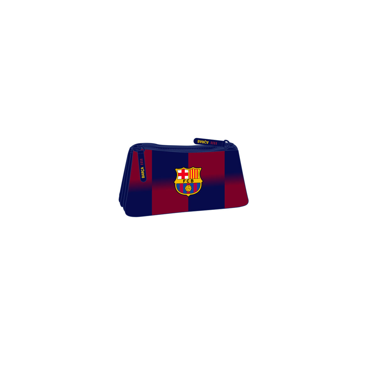 Resenecessär F.C. Barcelona Blå Rödbrun Sportig 22 x 10 x 8 cm