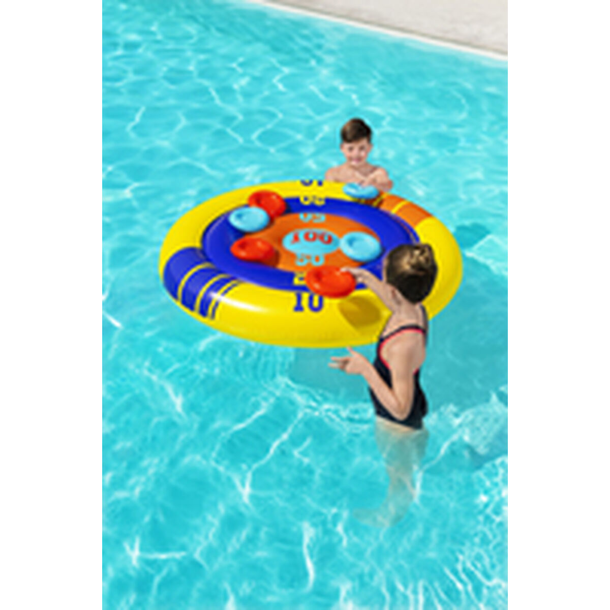 Bestway Flytande Kasta Uppblåsbar Skiva Spel D140 cm +3 År Pool 52566 - 4