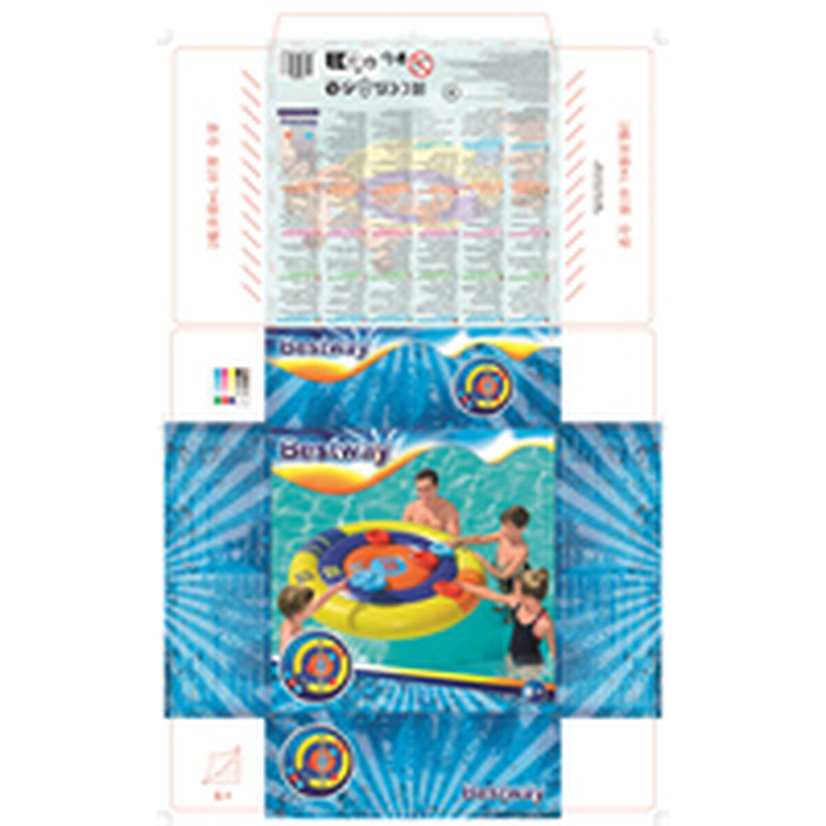 Bestway Flytande Kasta Uppblåsbar Skiva Spel D140 cm +3 År Pool 52566 - 15