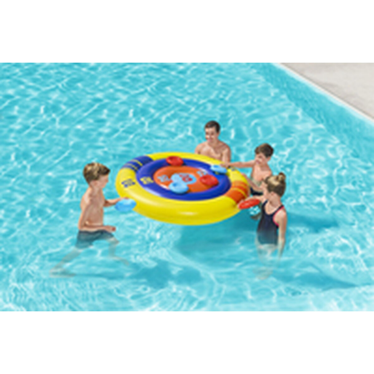 Bestway Flytande Kasta Uppblåsbar Skiva Spel D140 cm +3 År Pool 52566 - 12