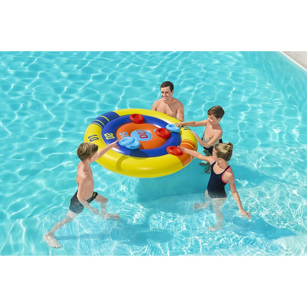 Bestway Flytande Kasta Uppblåsbar Skiva Spel D140 cm +3 År Pool 52566 - 6