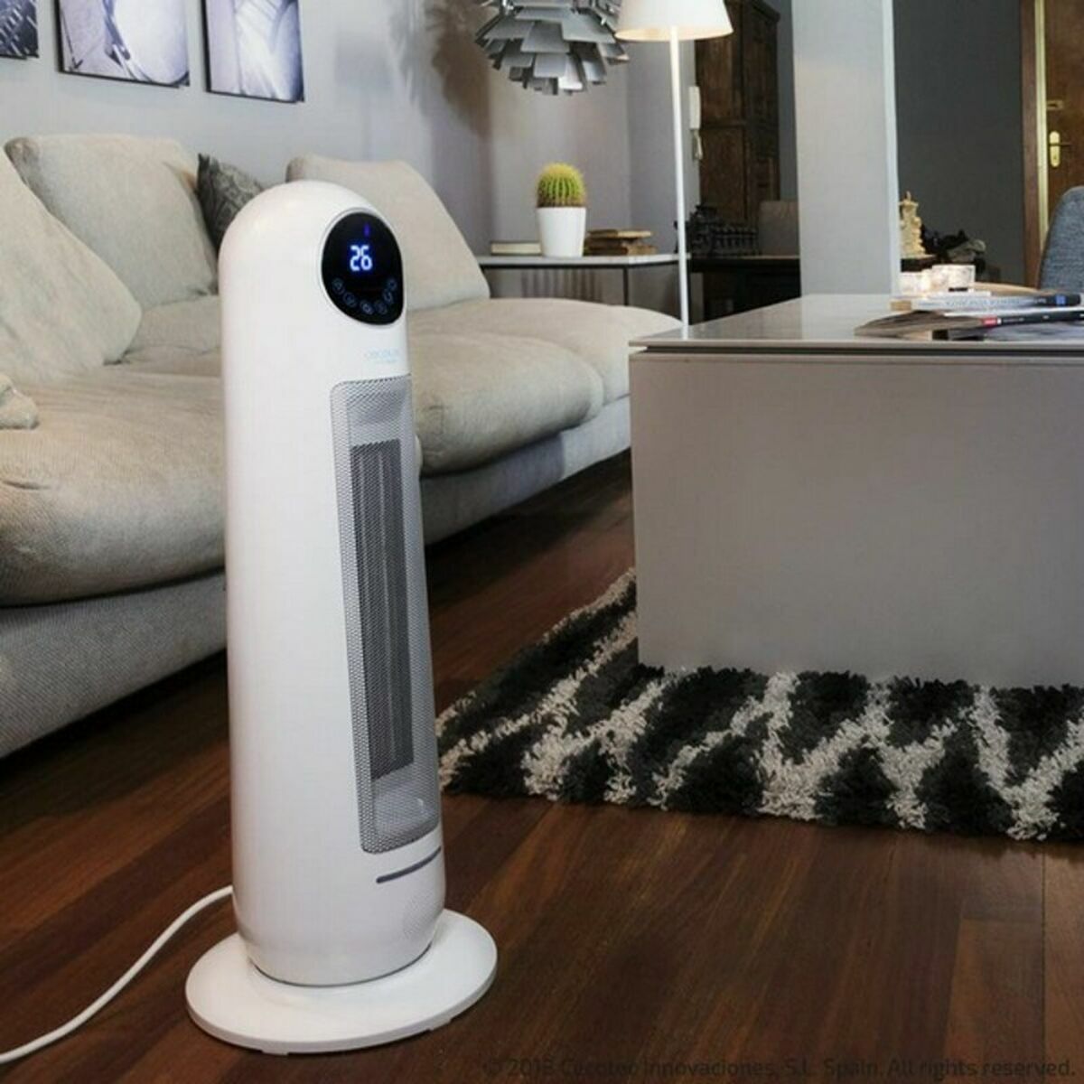 Elektriskt keramiskt värmeelement Cecotec Vit 2200 W (Renoverade C) - 3