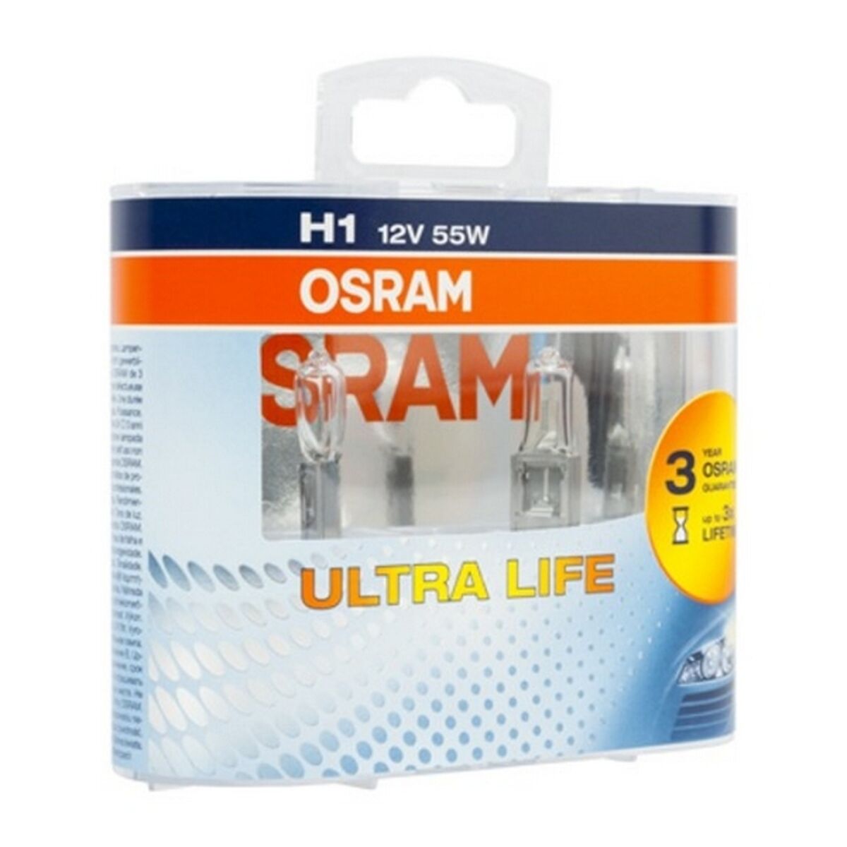 Glödlampa för bil Osram 4008321416162 H1 12V 55W 3200K - 10