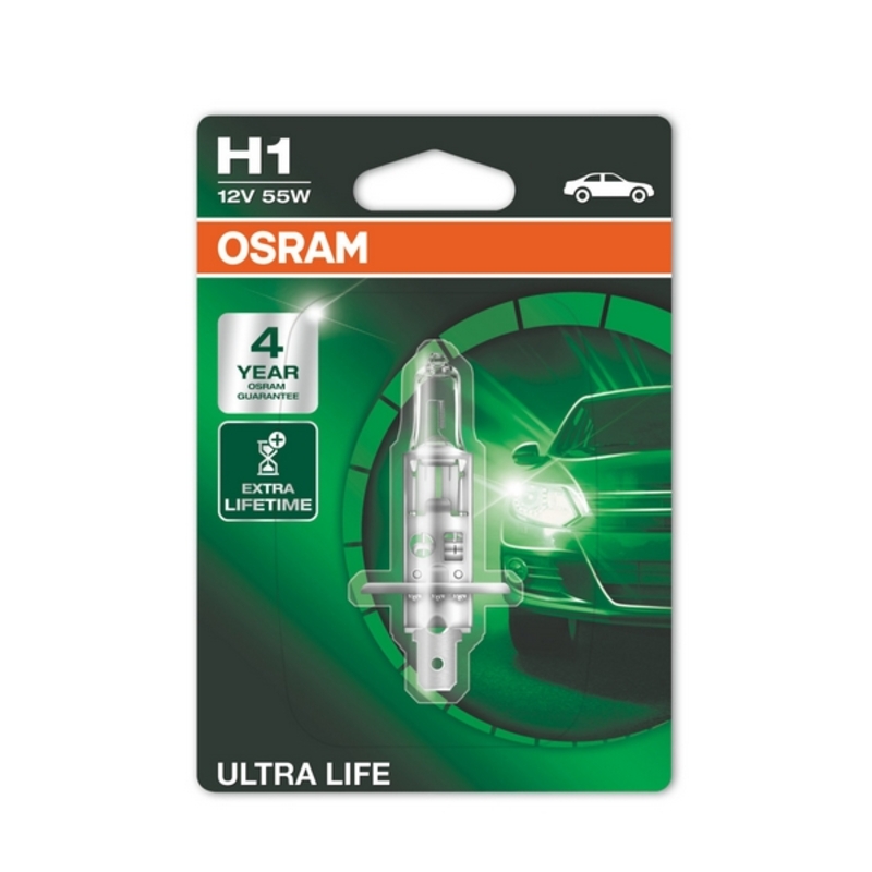 Glödlampa för bil Osram 4008321416162 H1 12V 55W 3200K - 8