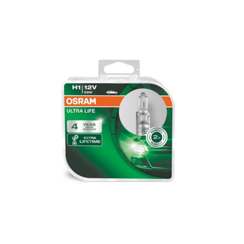 Glödlampa för bil Osram 4008321416162 H1 12V 55W 3200K - 6