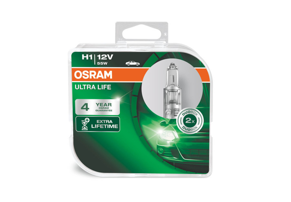 Glödlampa för bil Osram 4008321416162 H1 12V 55W 3200K