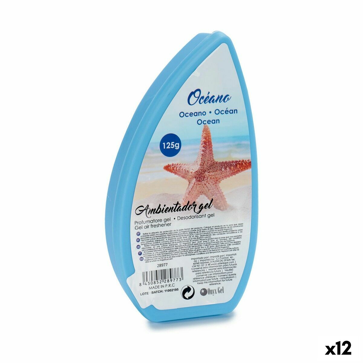 Luftrenare Acorde Havet 125 g Gel (12 antal)