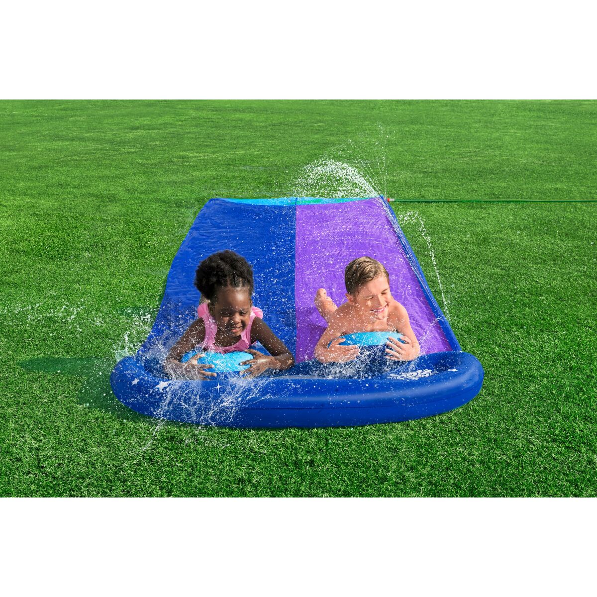 Bestway Glidbana med Dubbel Hoppkant 488x138 cm +3 År Trädgård 52364 - 13