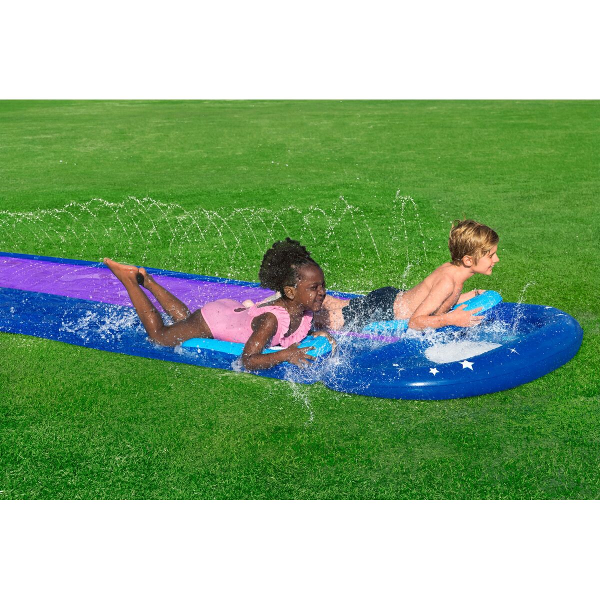 Bestway Glidbana med Dubbel Hoppkant 488x138 cm +3 År Trädgård 52364 - 3