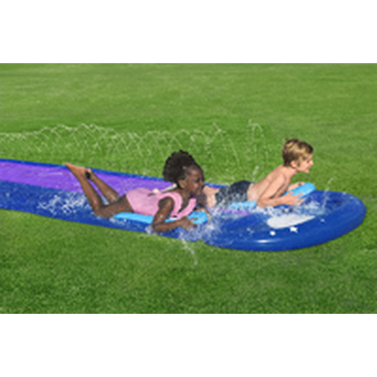 Bestway Glidbana med Dubbel Hoppkant 488x138 cm +3 År Trädgård 52364 - 2
