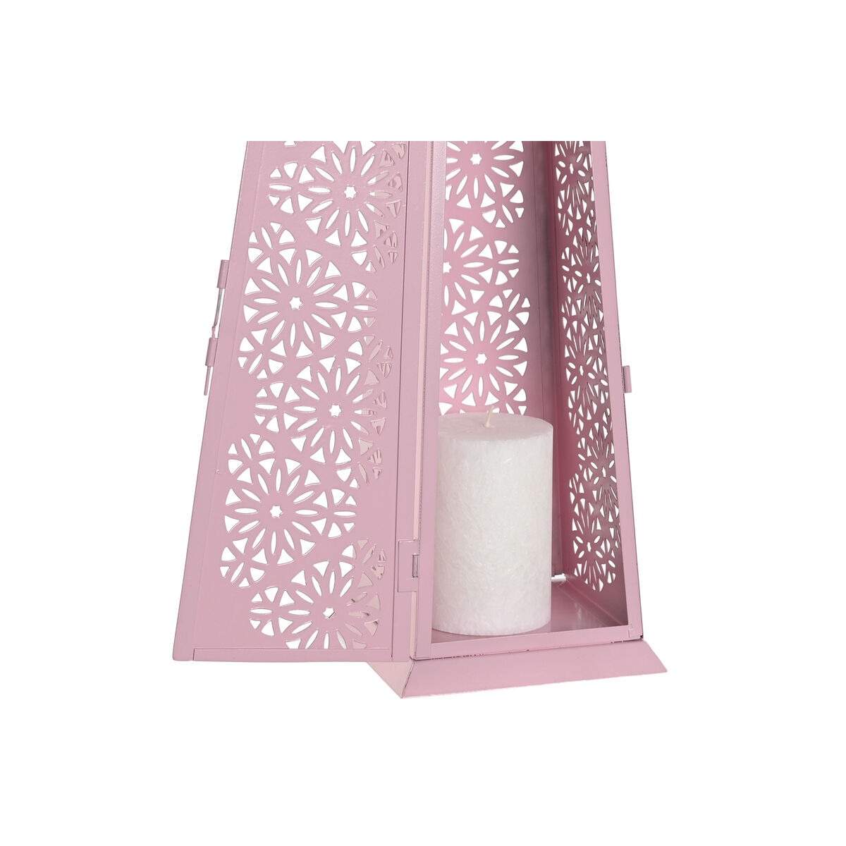 Lykta Home ESPRIT Vit Grön Rosa Metall Aluminium Shabby Chic 13 x 13 x 43 cm (4 antal) - 3
