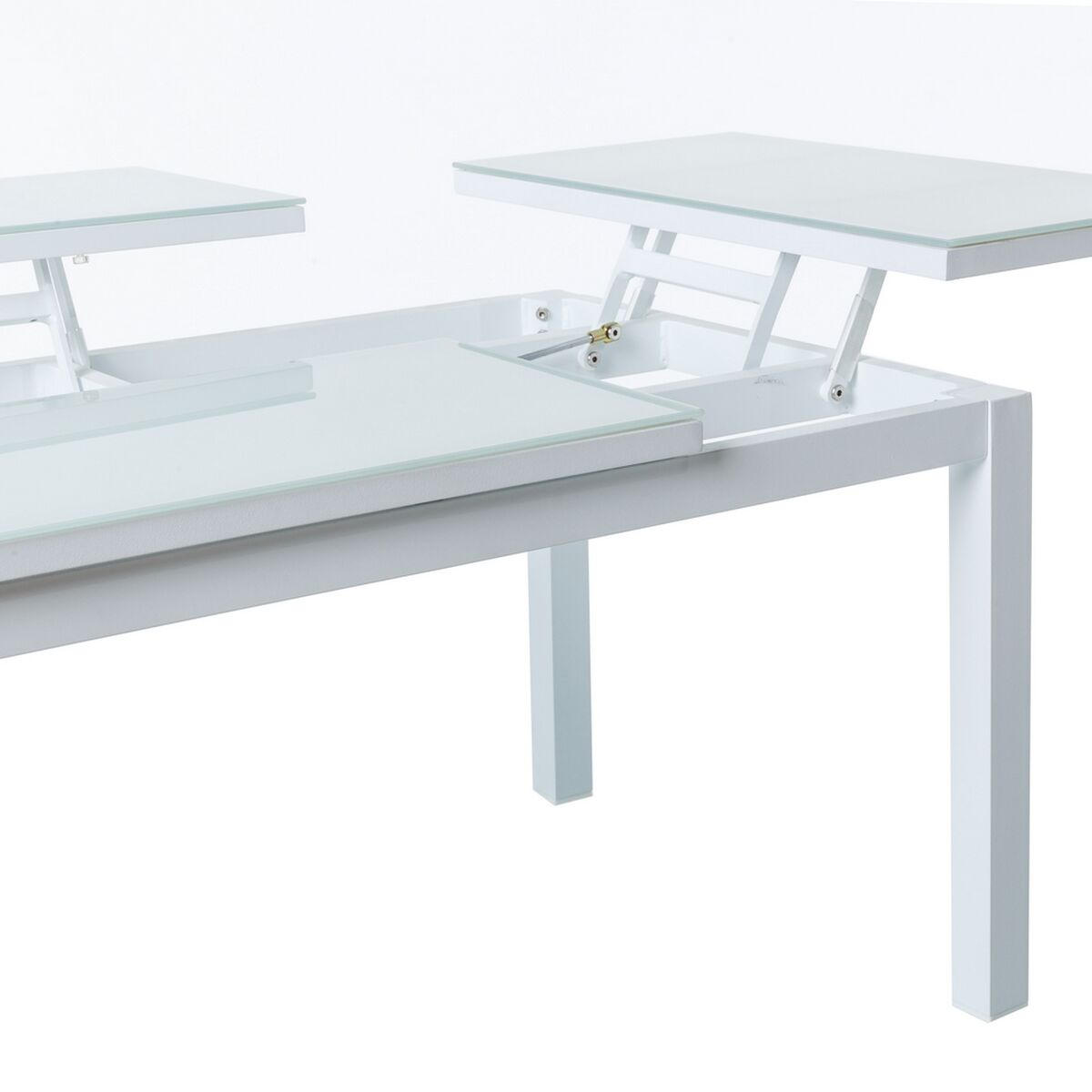 Matsalsbord Agnes 120 x 60 x 48,5 cm Aluminium - 4