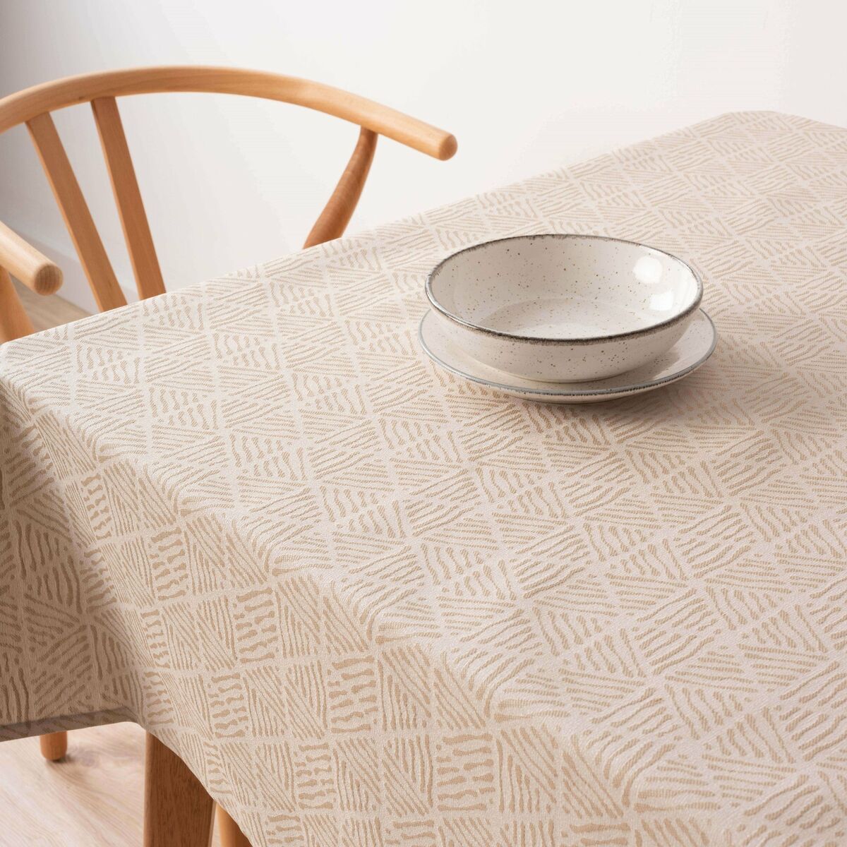 Fläckresistent bordsduk Belum 31990C Ljusbrun 100 x 155 cm - 2