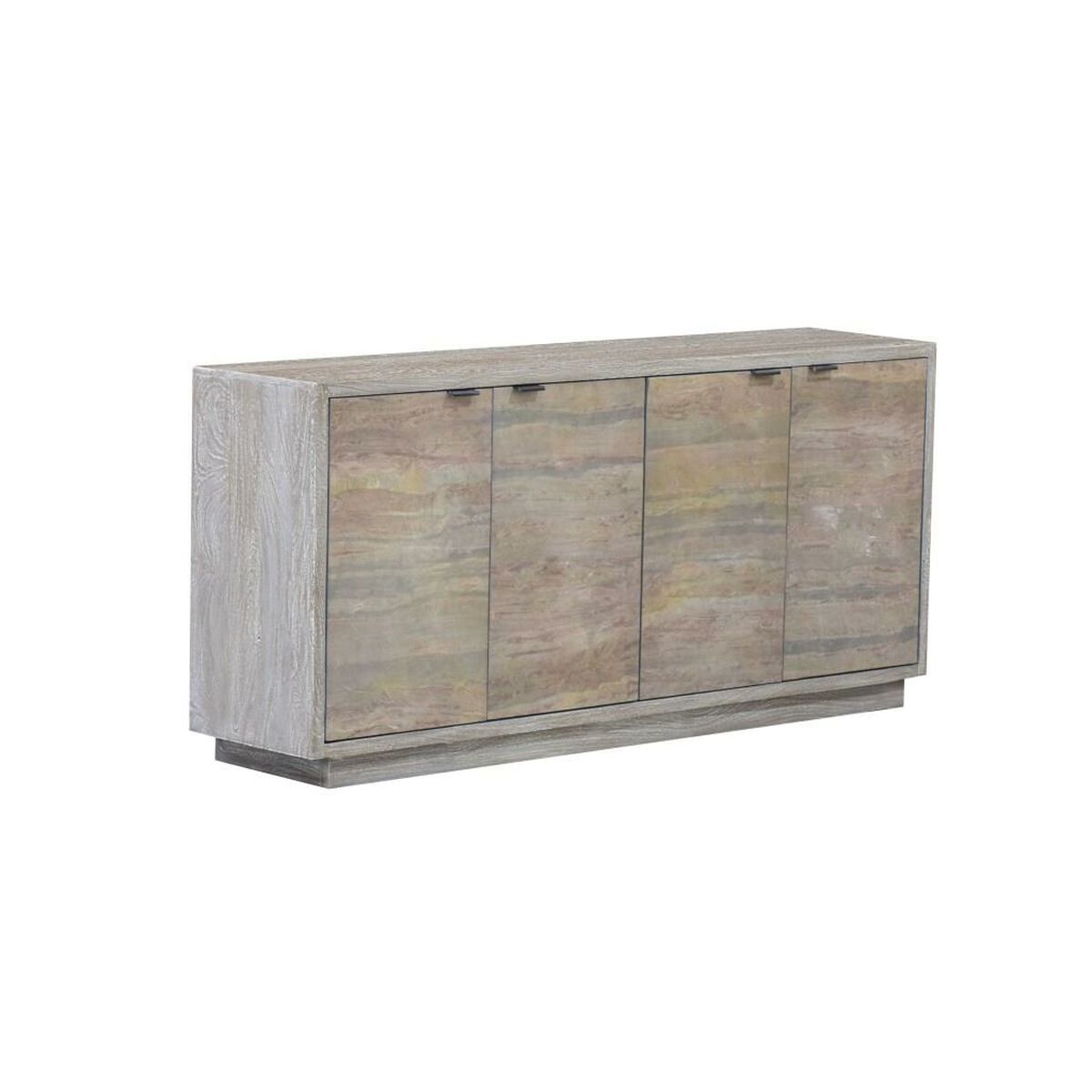 Skänk Home ESPRIT Grå Sten Mangoträ 175 x 40 x 81 cm