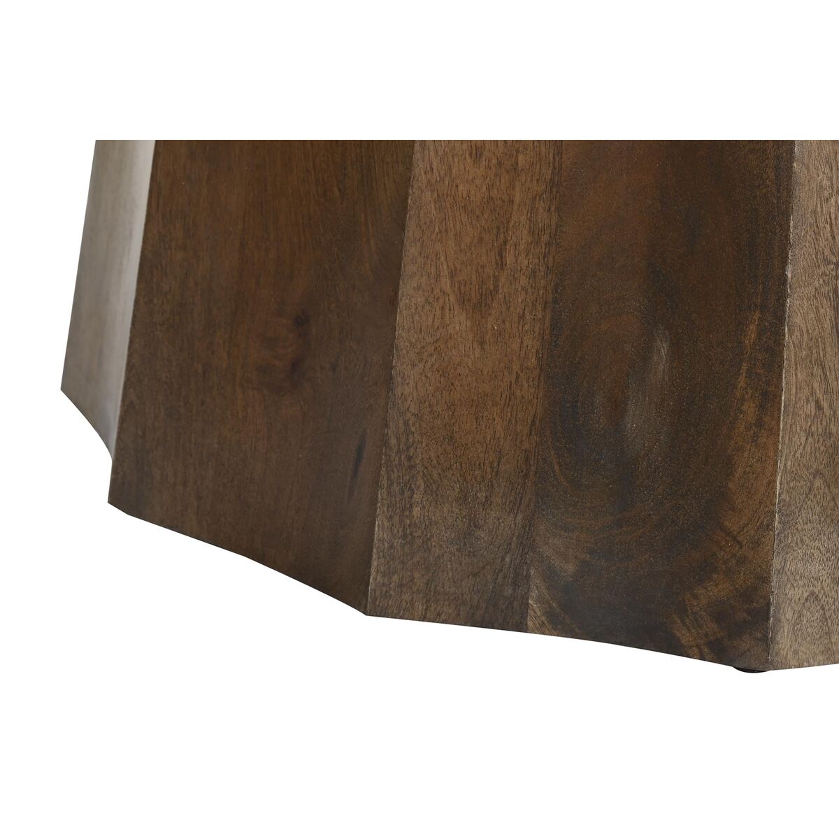Matsalsbord DKD Home Decor Svart Brun Marmor Mangoträ 120 x 120 x 76 cm - 2
