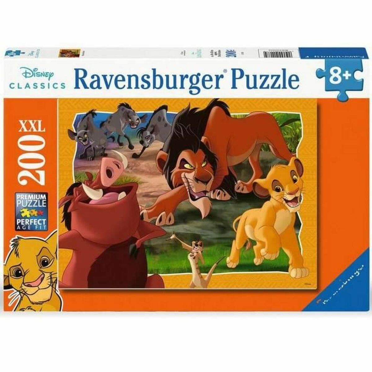 Pussel Ravensburger lion king 200 Delar (1 antal) - 2