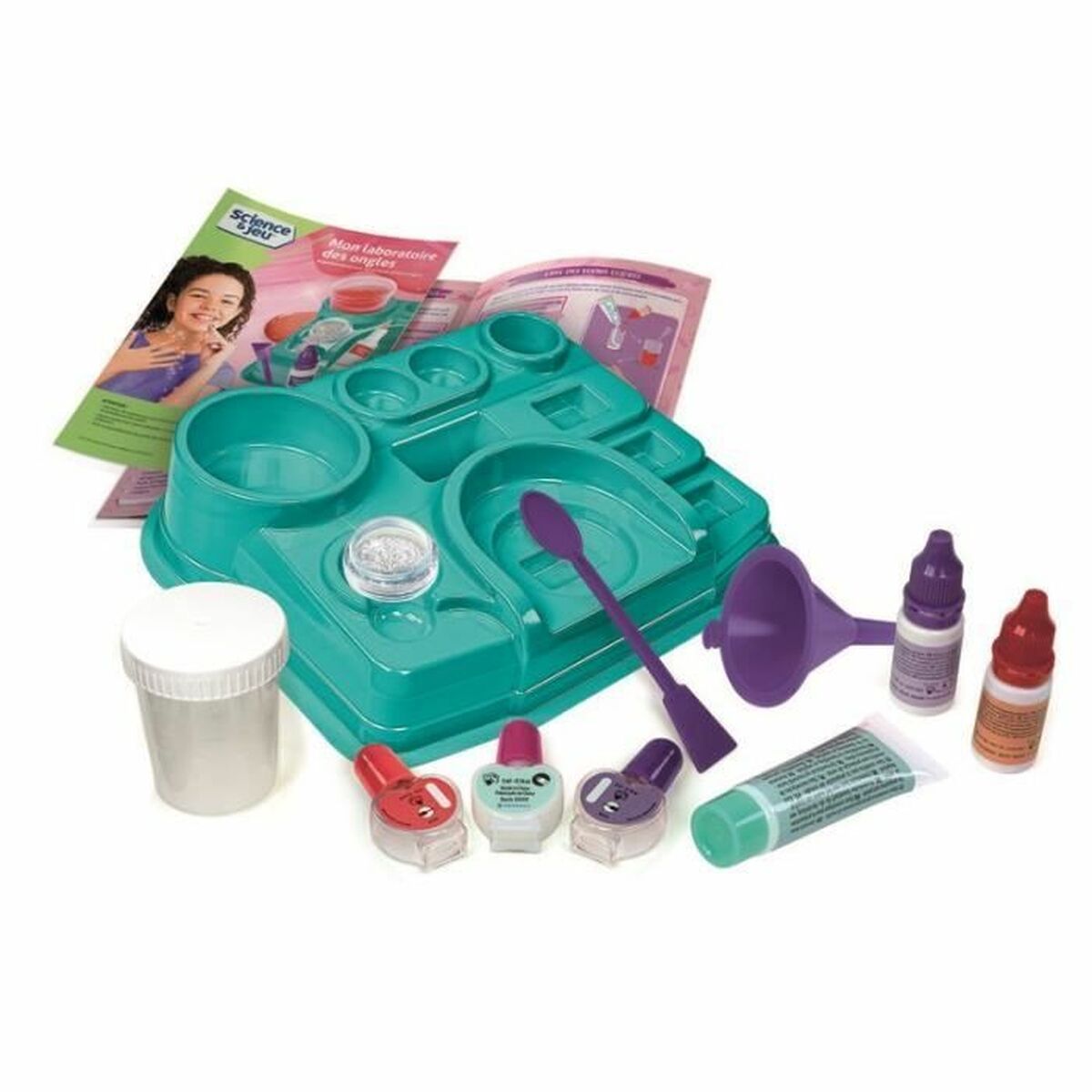Manikyrset Clementoni My Nail Laboratory Multicolour - 3