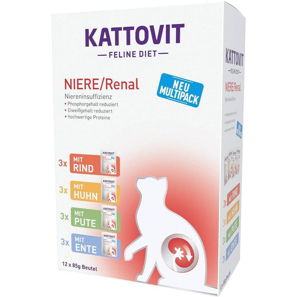 Våt mat Kattovit Diet Niere/Renal 12 x 85 g - 2