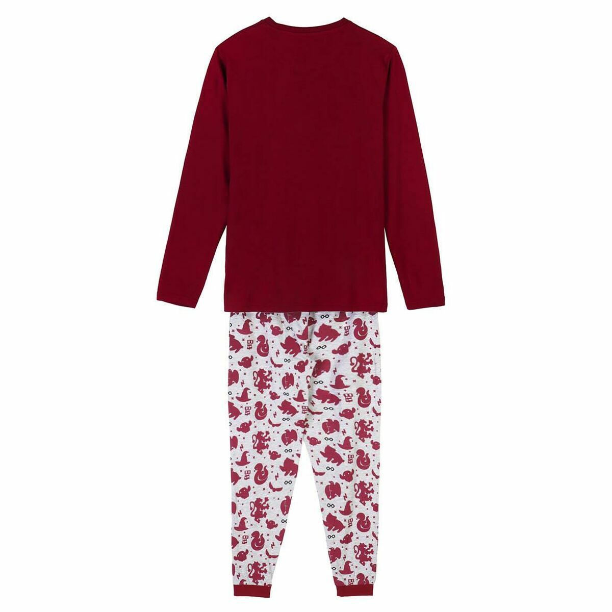 Pyjamas Harry Potter Röd (Vuxna) Män - 11
