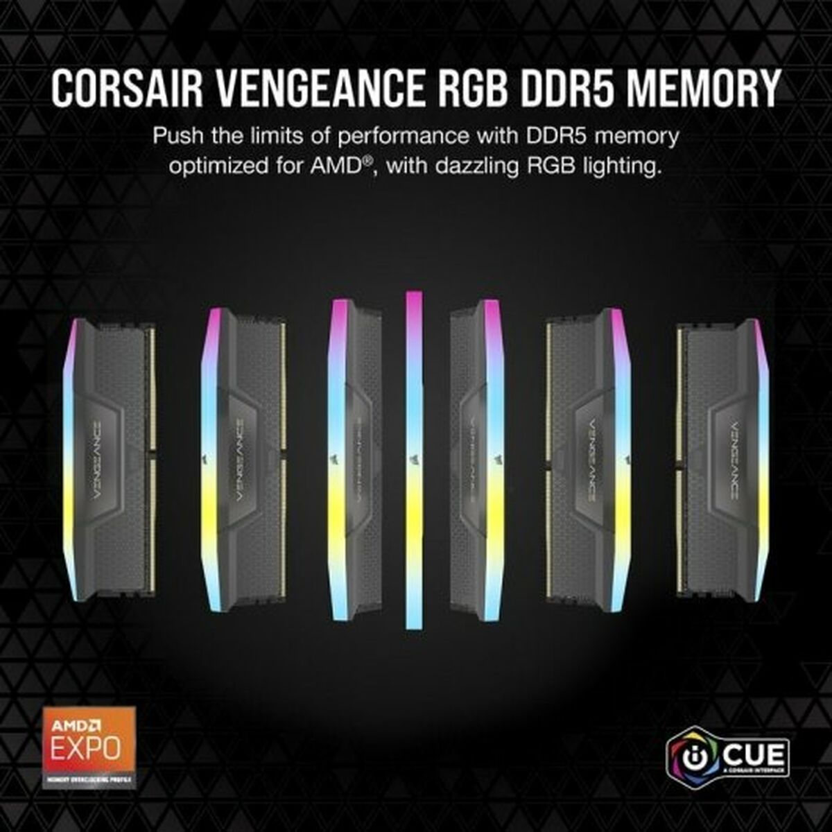 RAM-minne Corsair CMH32GX5M2B6000Z36K DDR5 6000 MHz 4800 MHz - 7