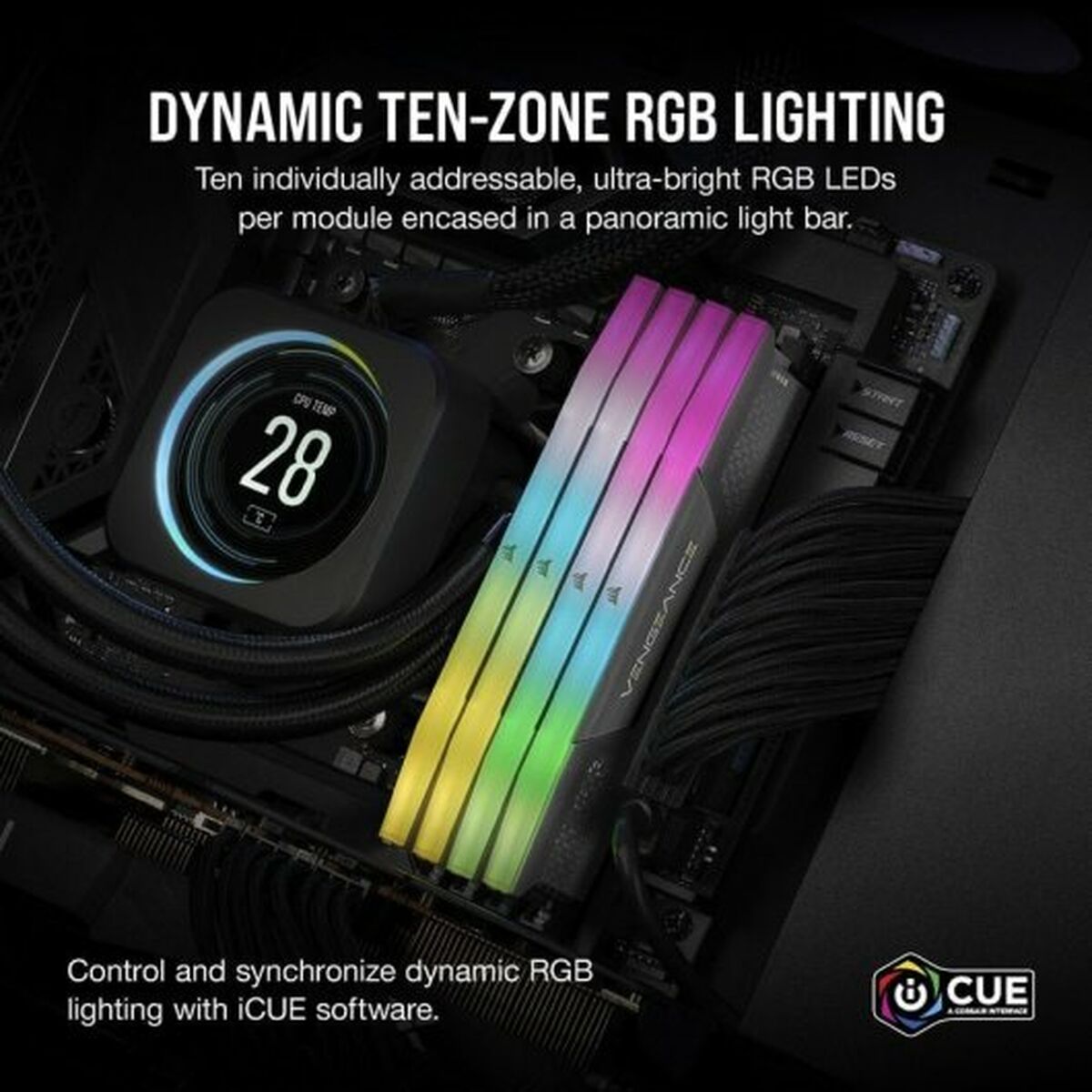 RAM-minne Corsair CMH32GX5M2B6000Z36K DDR5 6000 MHz 4800 MHz - 6