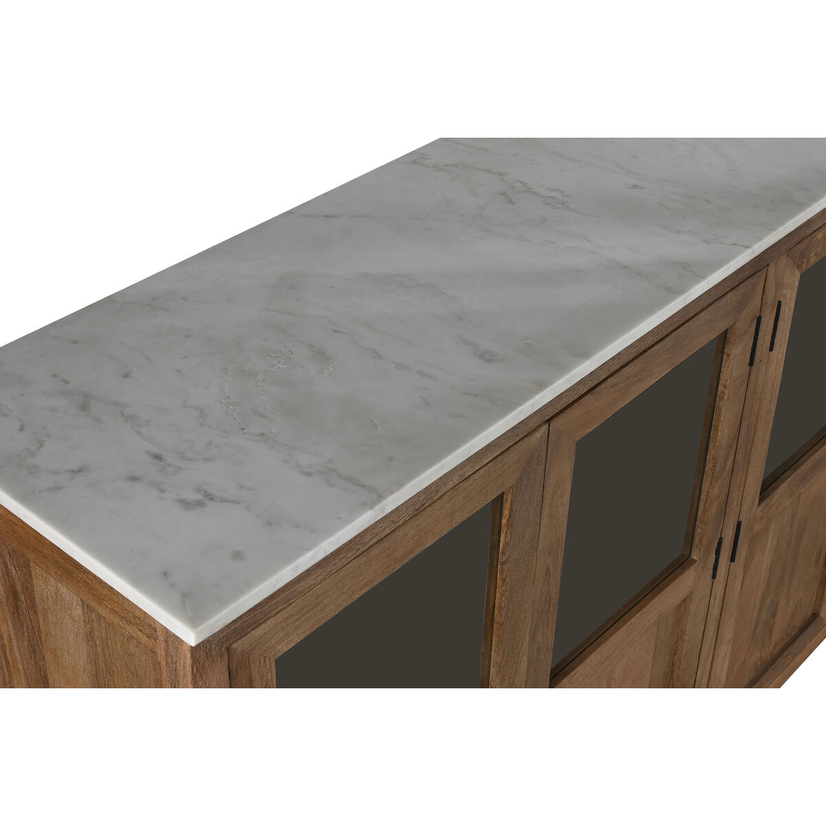 Skänk Home ESPRIT Naturell Glas Mangoträ 175 x 45,2 x 105 cm - 6
