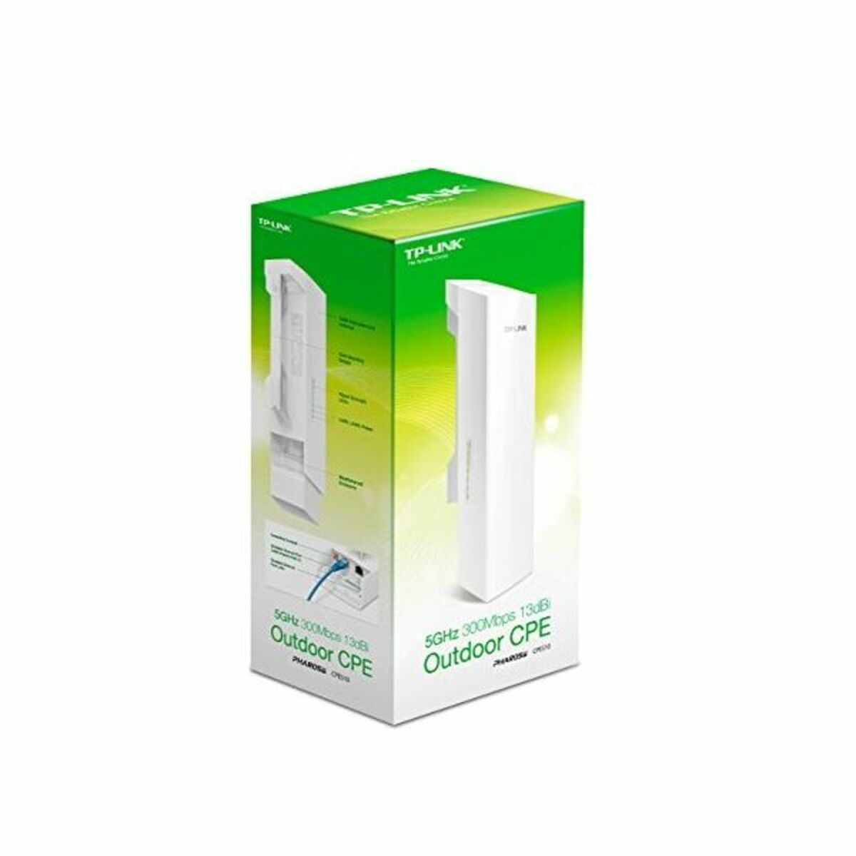 Anslutningspunkt TP-Link CPE510 WIFI 5 Ghz 300 Mbit/s IPX5 Vit - 5