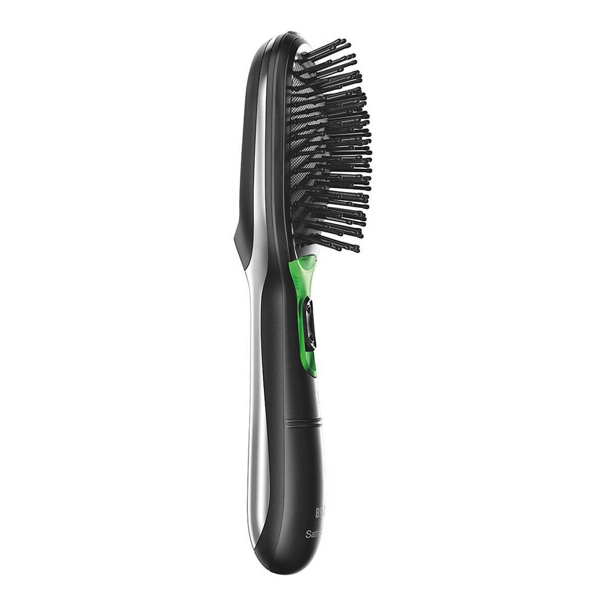 Utslätningsborste Braun Satin Hair 7 br710e Svart Jonisk - 2