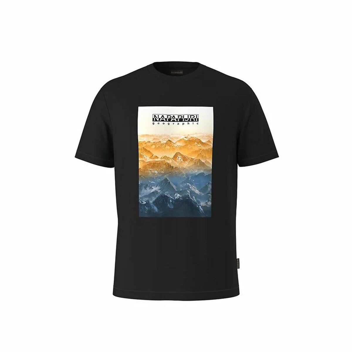 T-shirt med kortärm Herr Napapijri S-Rollin Ss Svart