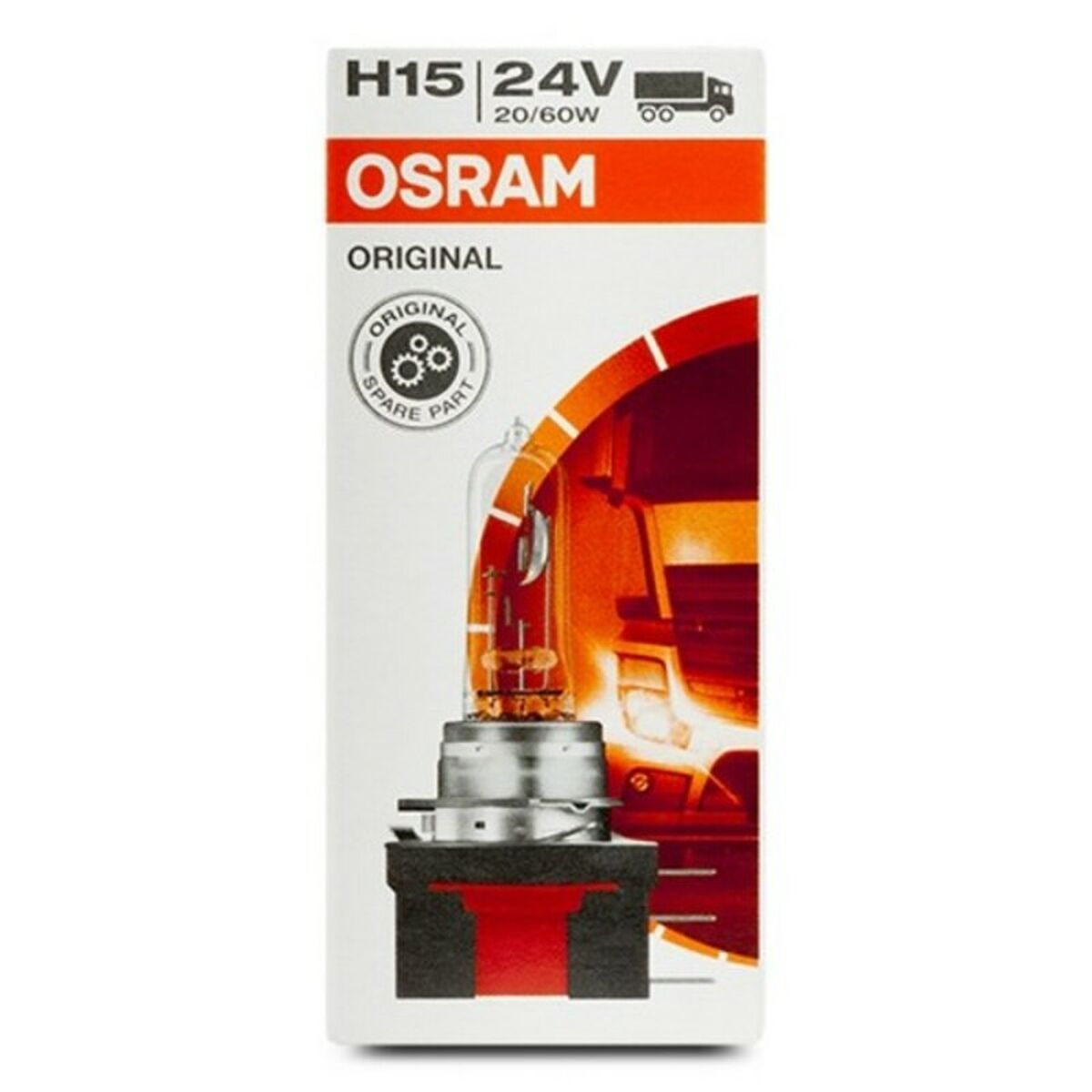 Glödlampa för bil Osram 64177 H15 24V 20/60W 3200K - 5
