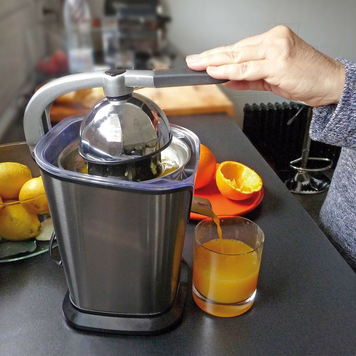 Elektrisk Juicepress Black & Decker BXJE100E Svart Grå 100 W - 10