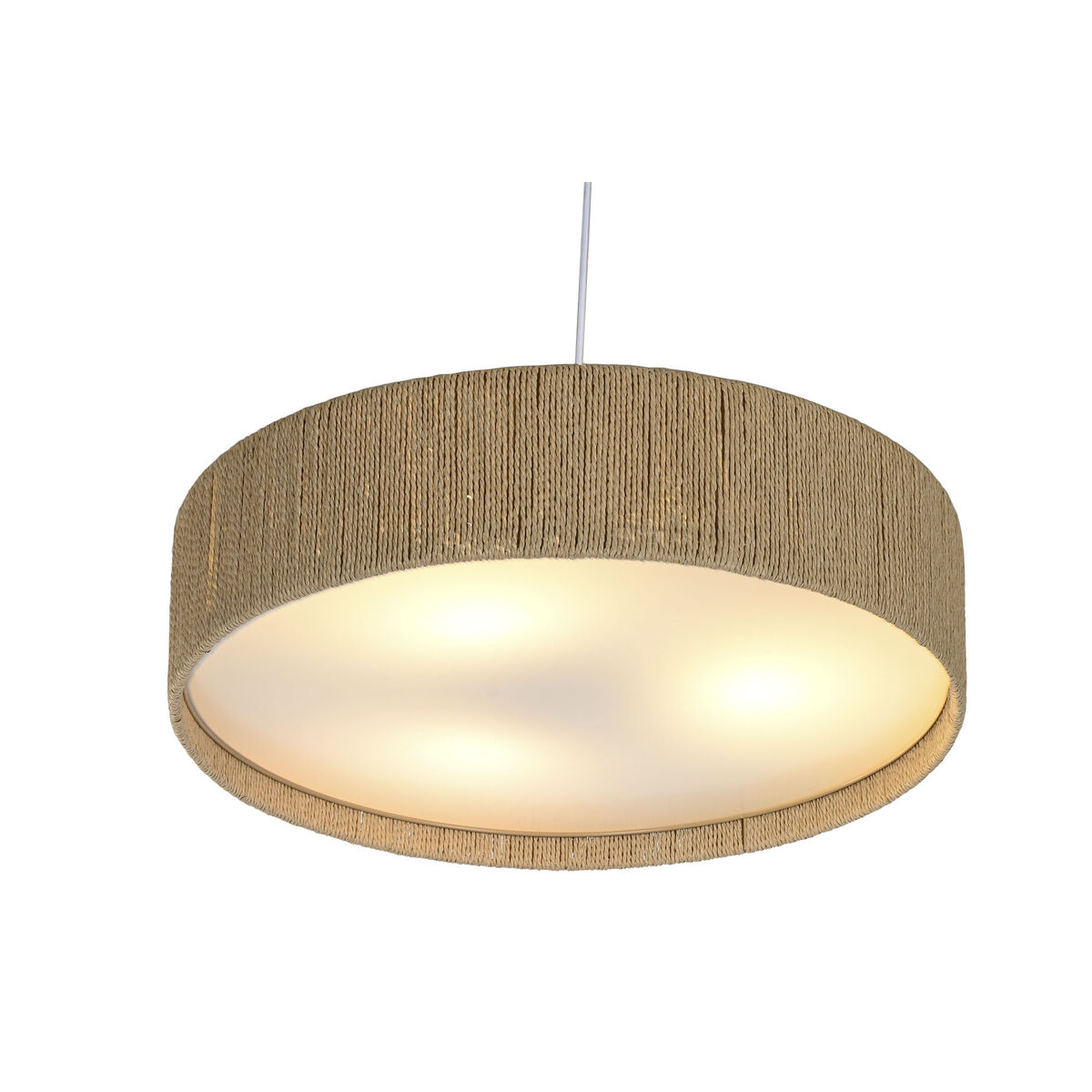 Taklampa Home ESPRIT Brun Snöre 50 W - 2