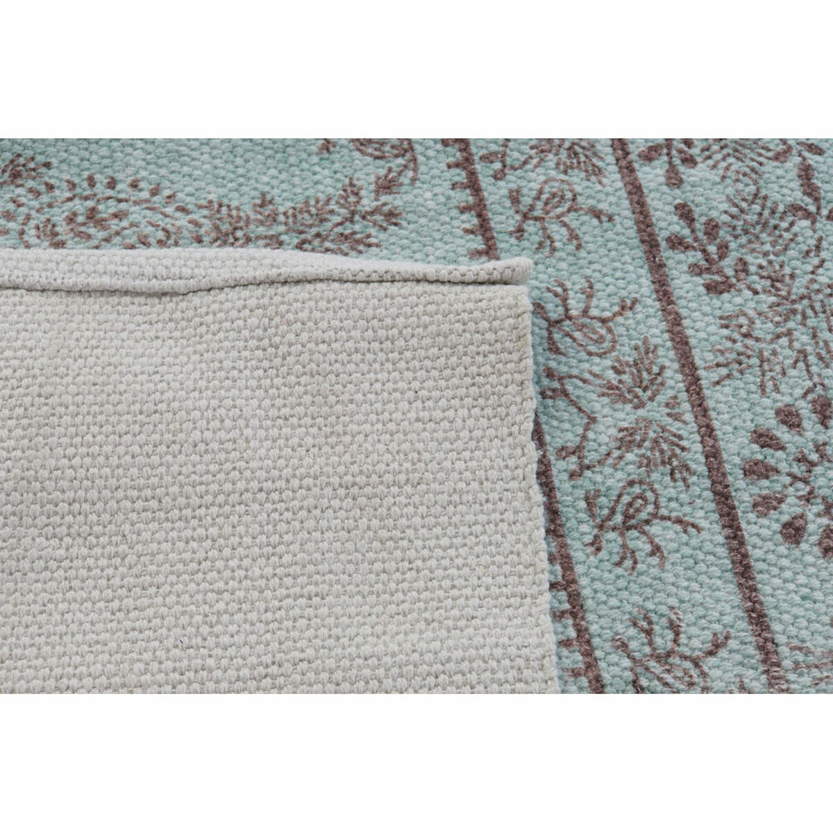 Matta DKD Home Decor 120 x 180 x 0,4 cm Blå Polyester Grön Arab (2 antal) - 9