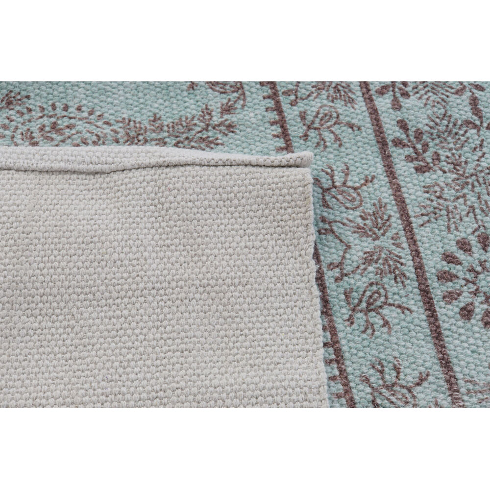 Matta DKD Home Decor 120 x 180 x 0,4 cm Blå Polyester Grön Arab (2 antal) - 3