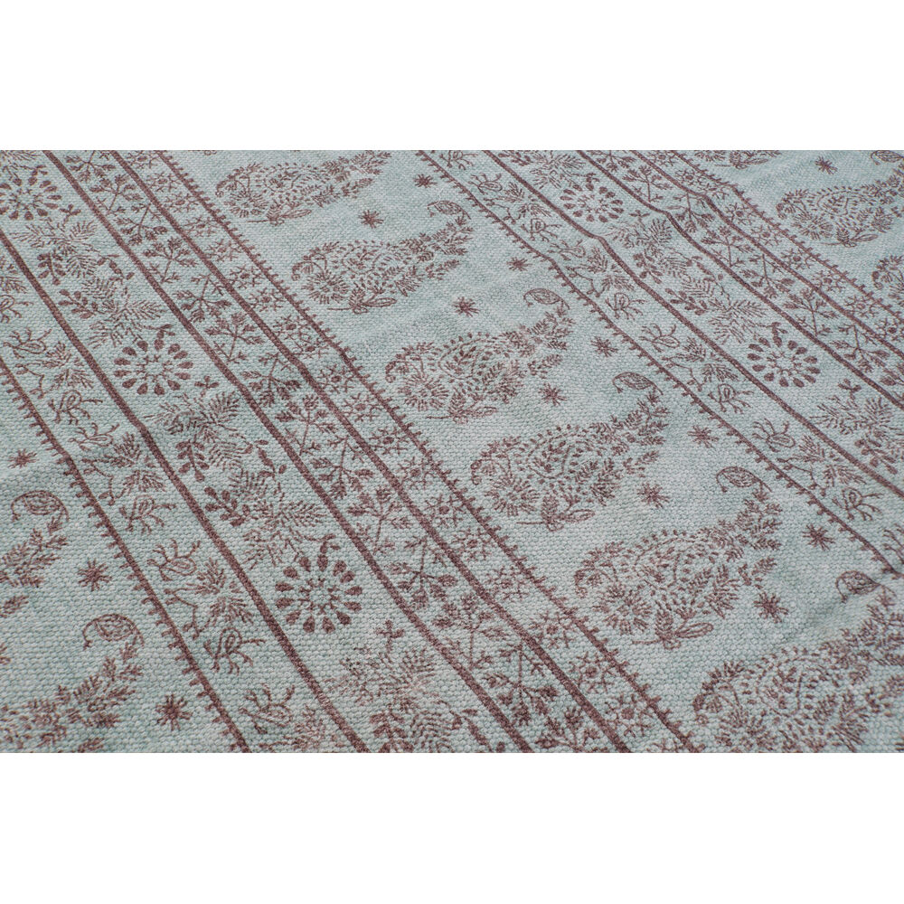 Matta DKD Home Decor 120 x 180 x 0,4 cm Blå Polyester Grön Arab (2 antal) - 2