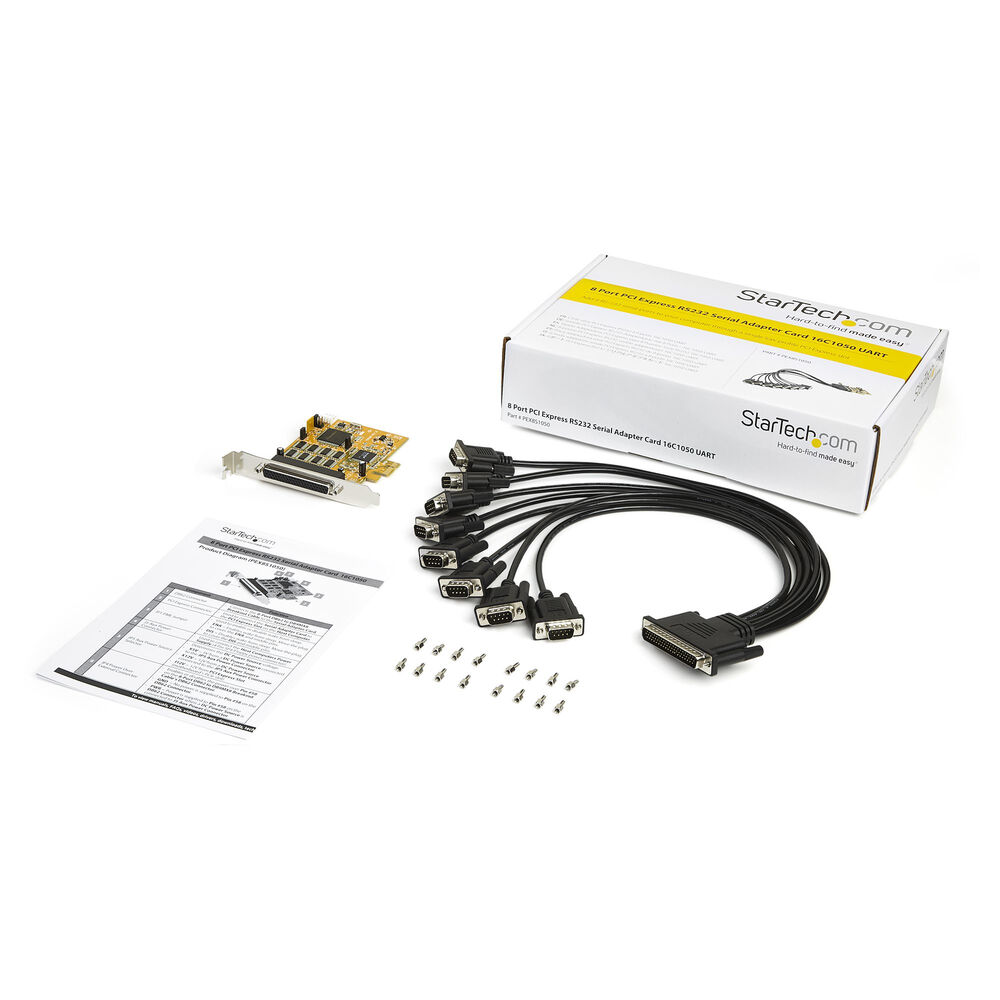 PCI Kort Startech PEX8S1050 RS-232 - 4