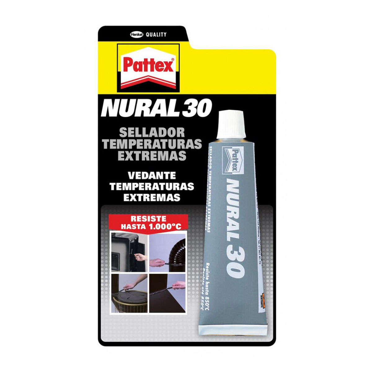Förseglare Pattex Nural 30 Grå 150 g Vidhäftande Högtemperatursresistor - 2