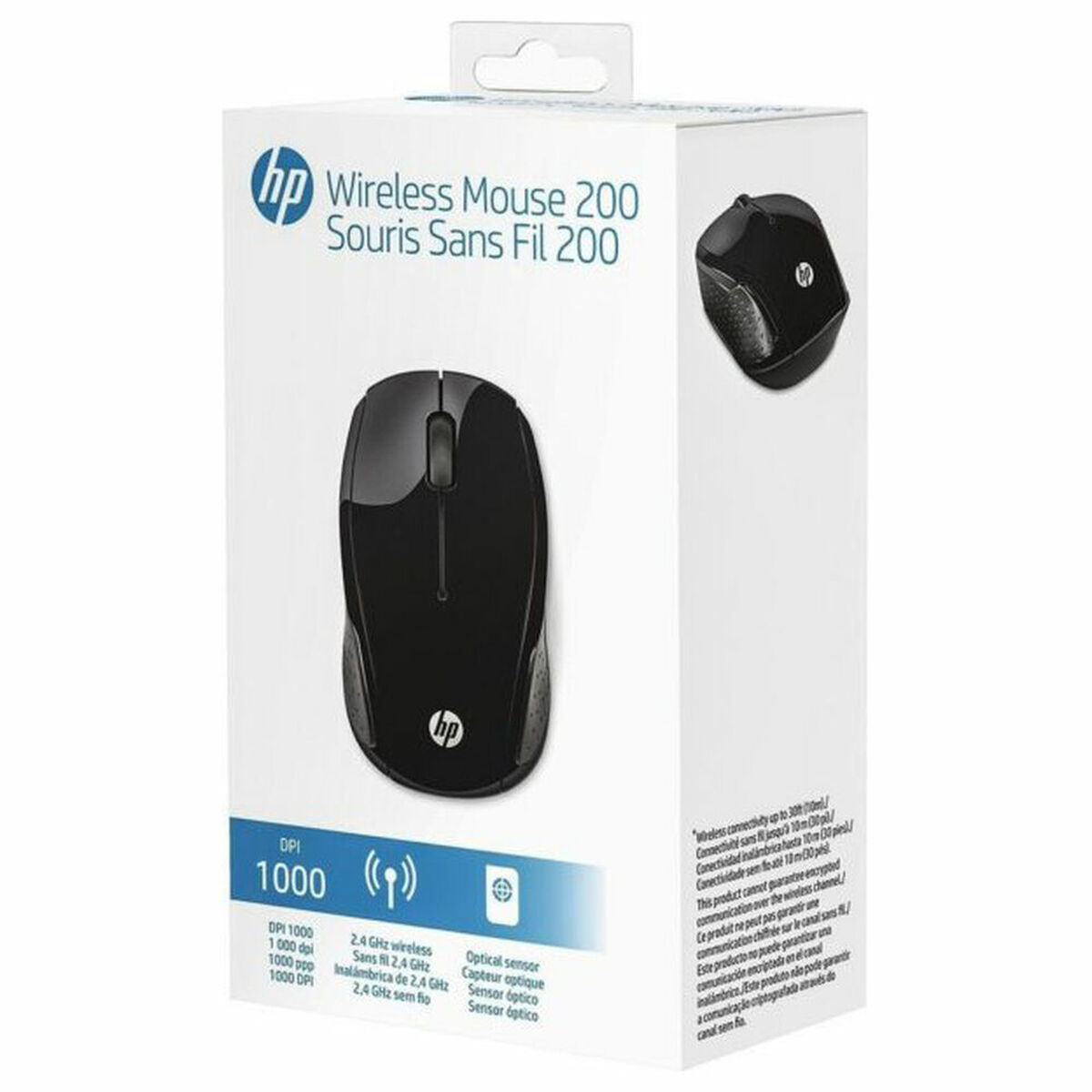 Trådlös Mus HP Wireless Mouse 200 Svart - 4