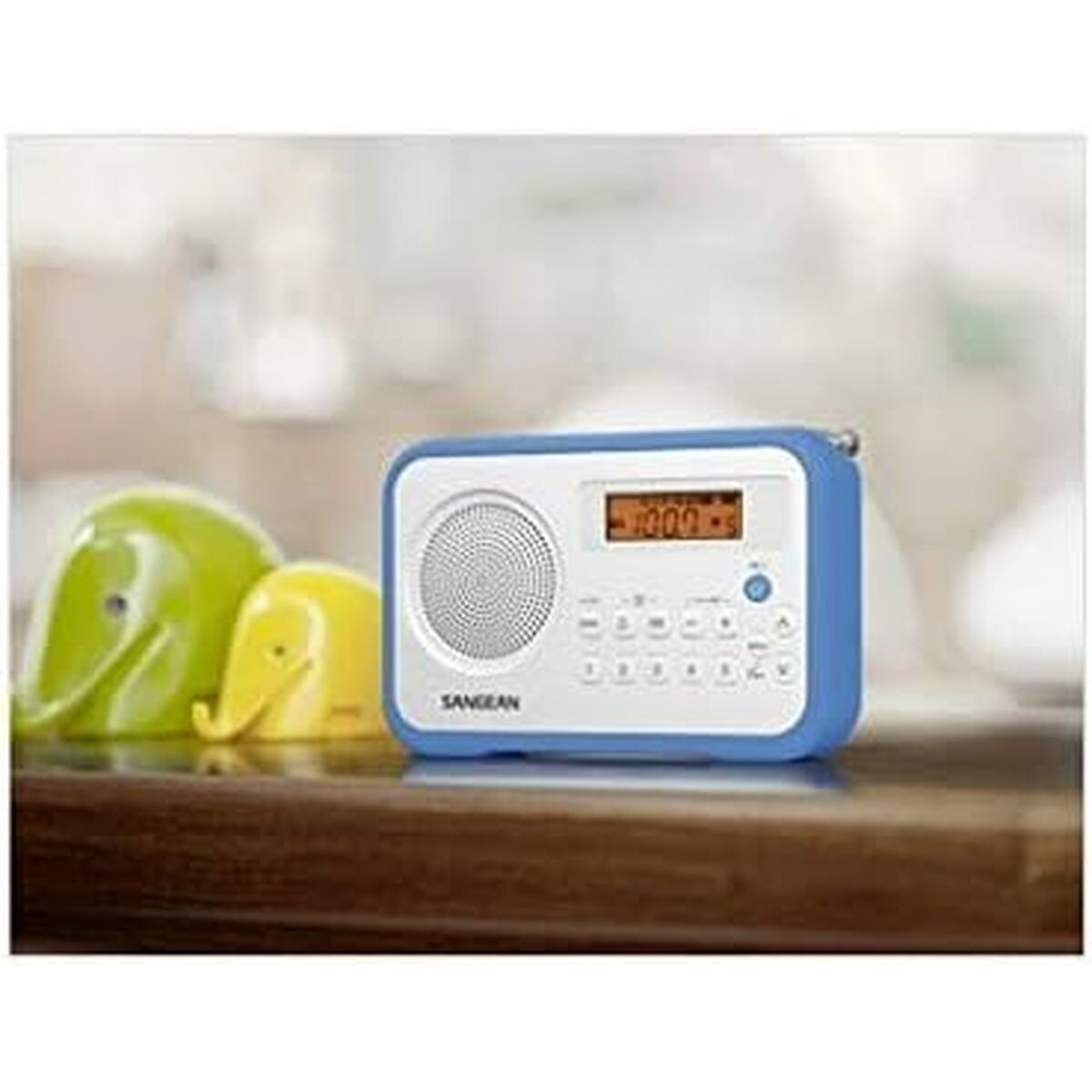 Transistorradio Sangean PR-D18 Blå Vit Ambra - 3